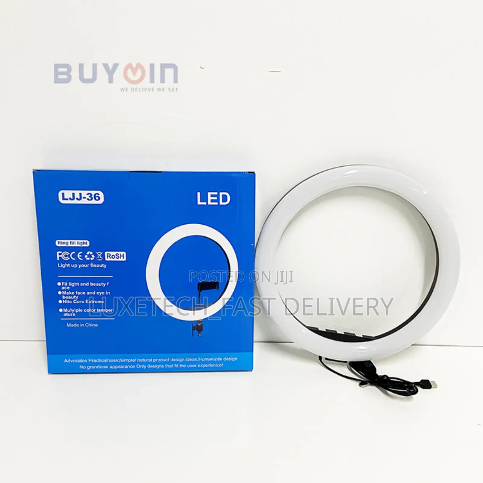 Generic 14-Inch Led Ring Light LJJ-36