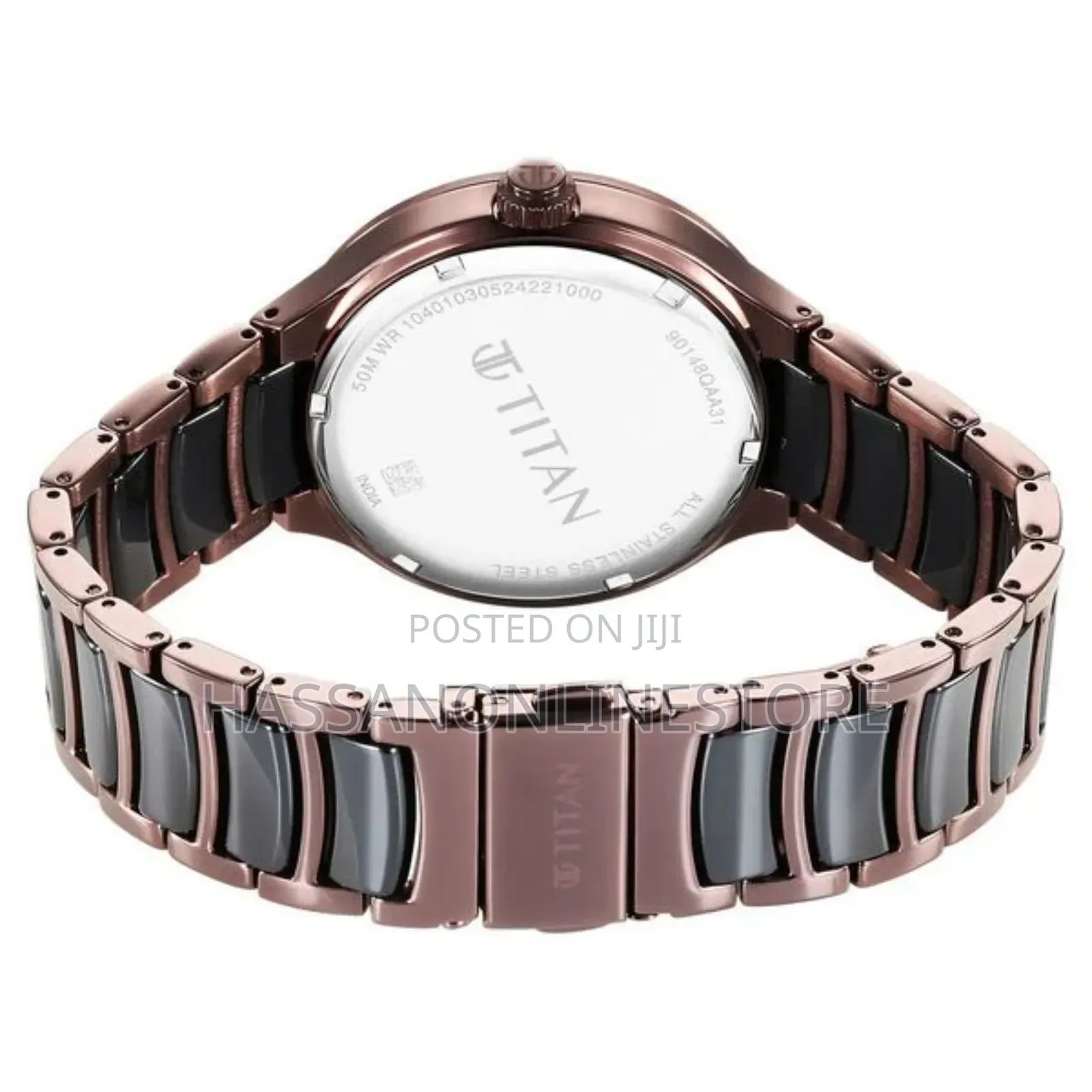 Titan Ceramic Fusion Multifunction Black Dial Watch for Men