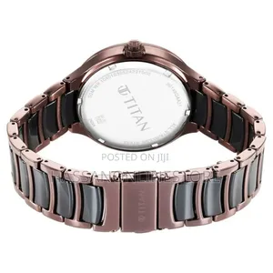 Titan Ceramic Fusion Multifunction Black Dial Watch for Men