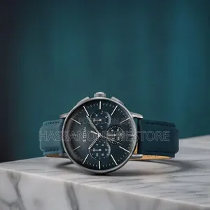 Titan Light Leathers Multifunction Silver Dial Watch for Men