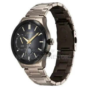 Titan Stellar Multifunction Brown Dial Brown Watch