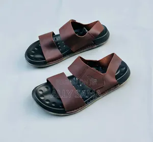 Men's Sandals Clark's Brown Pure Leather