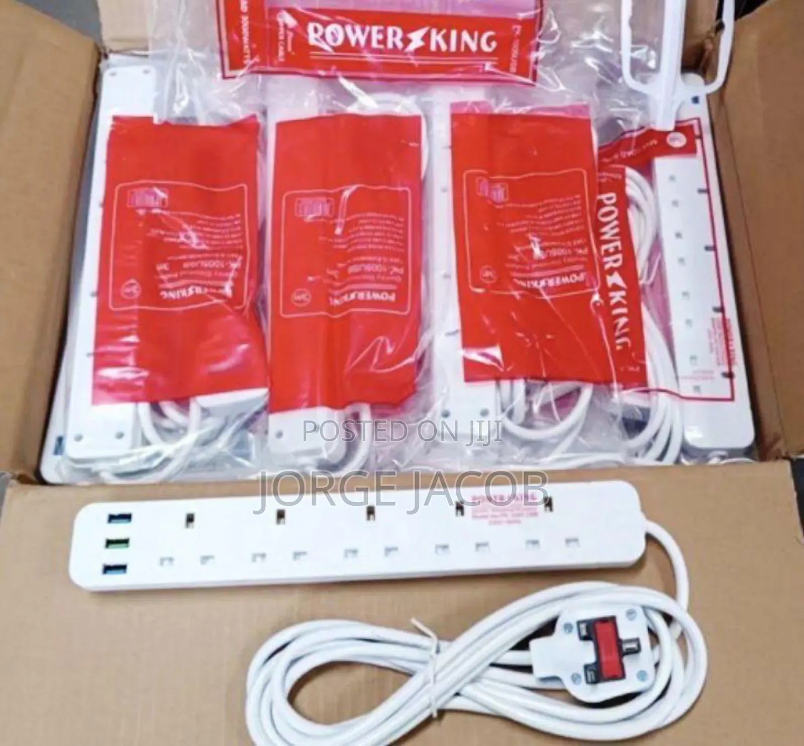 Power King Extension Cables 5 Ways 4 Usb Port