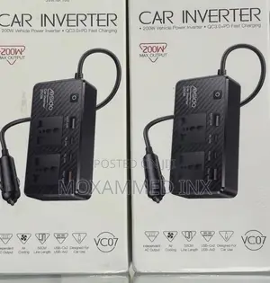 Car Inverter 200w Vehicle Power Inverter Fast Charging