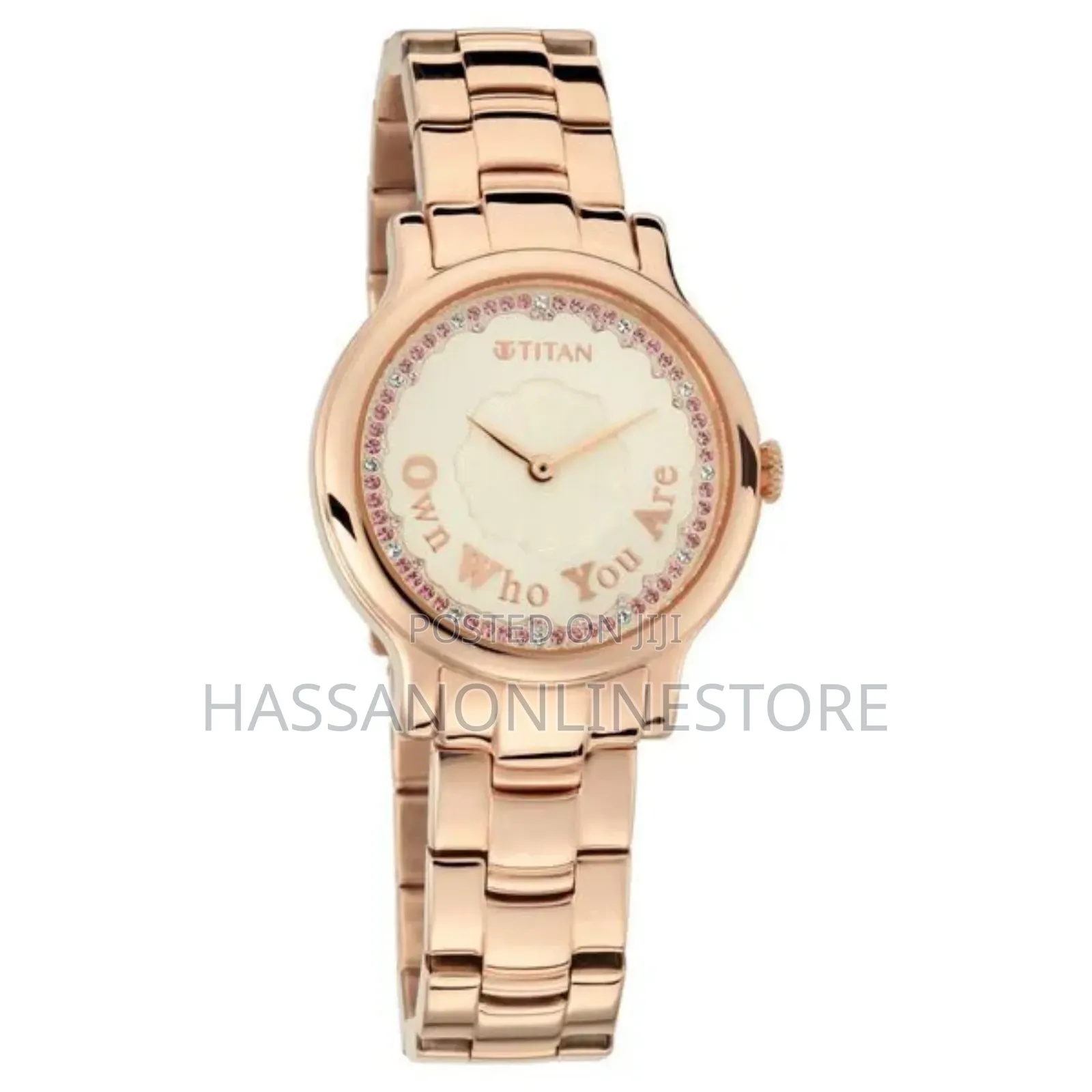 Titan Self Expression Rose Gold Dial Analog Watch
