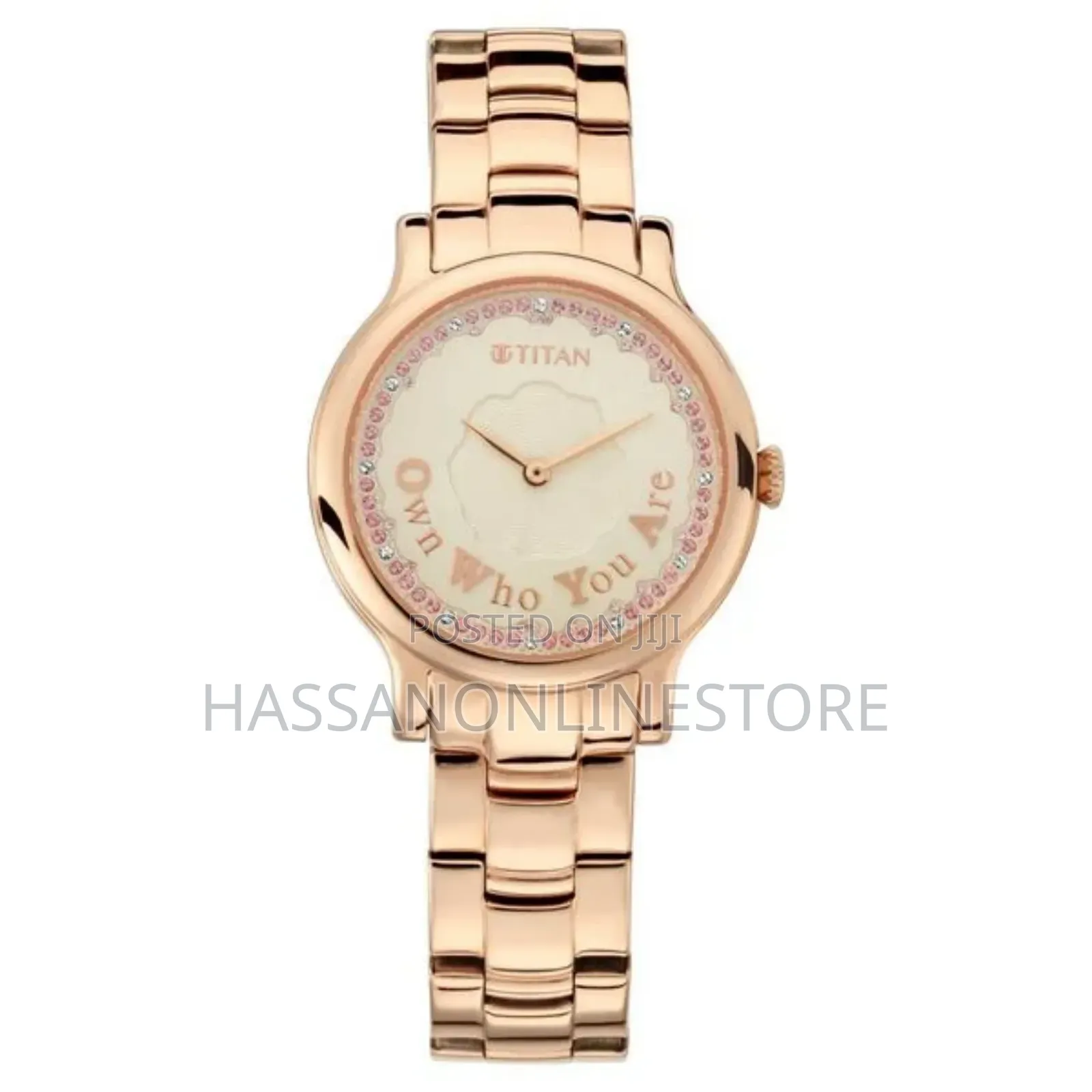 Titan Self Expression Rose Gold Dial Analog Watch