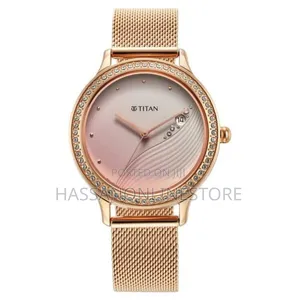 Titan Purple Glam It Up Pink Dial Analog Watch for Women