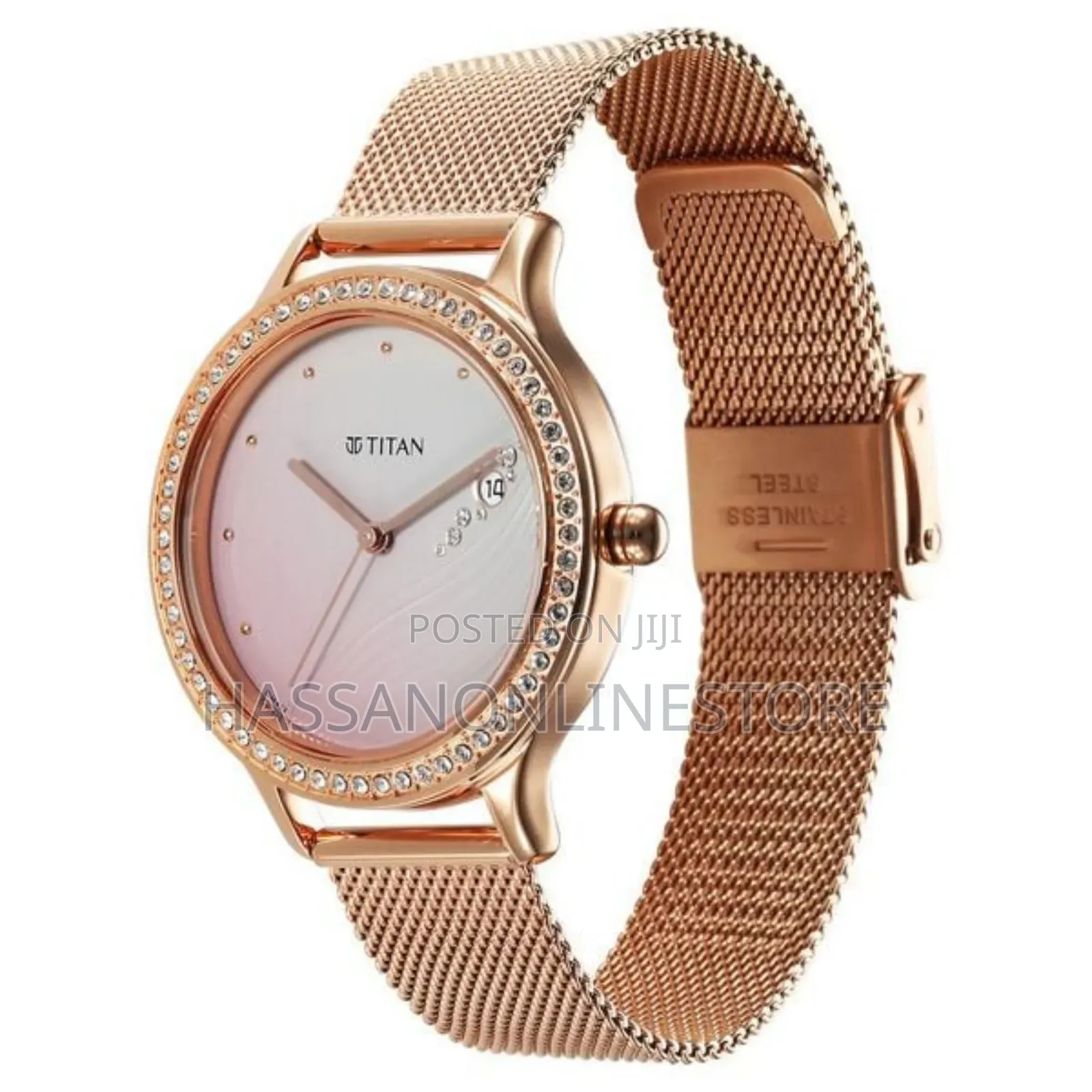 Titan Purple Glam It Up Pink Dial Analog Watch for Women