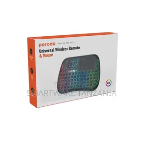 Porodo Mini Wireless Keyboard Touch Combo - Black