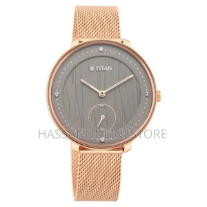 Titan Workwear Black Dial Women Watch