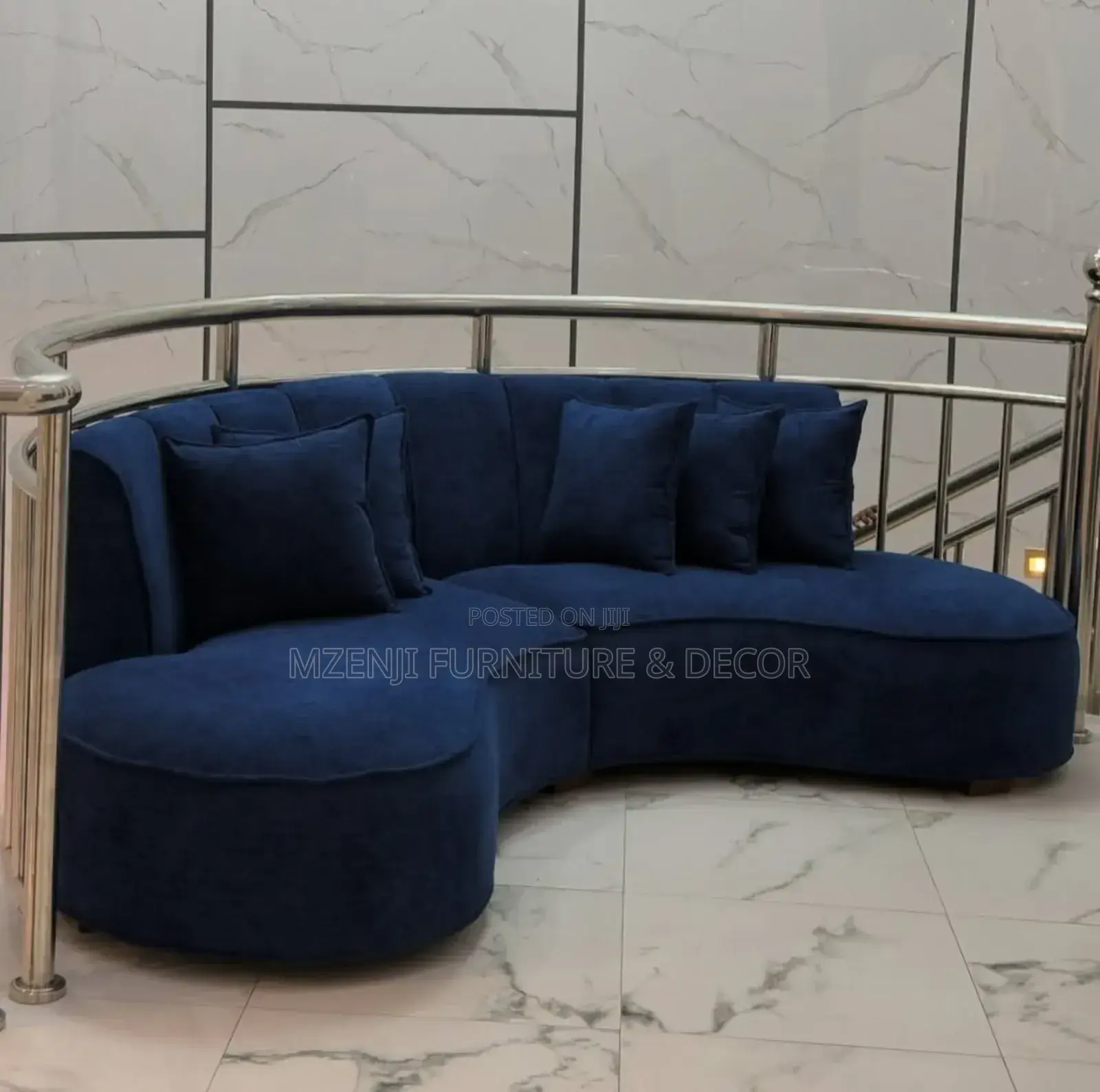 Round L Shaped Sofa