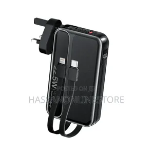 Green Lion Charge Mate Power Bank 10000 Mah Pd 22.5w - Black