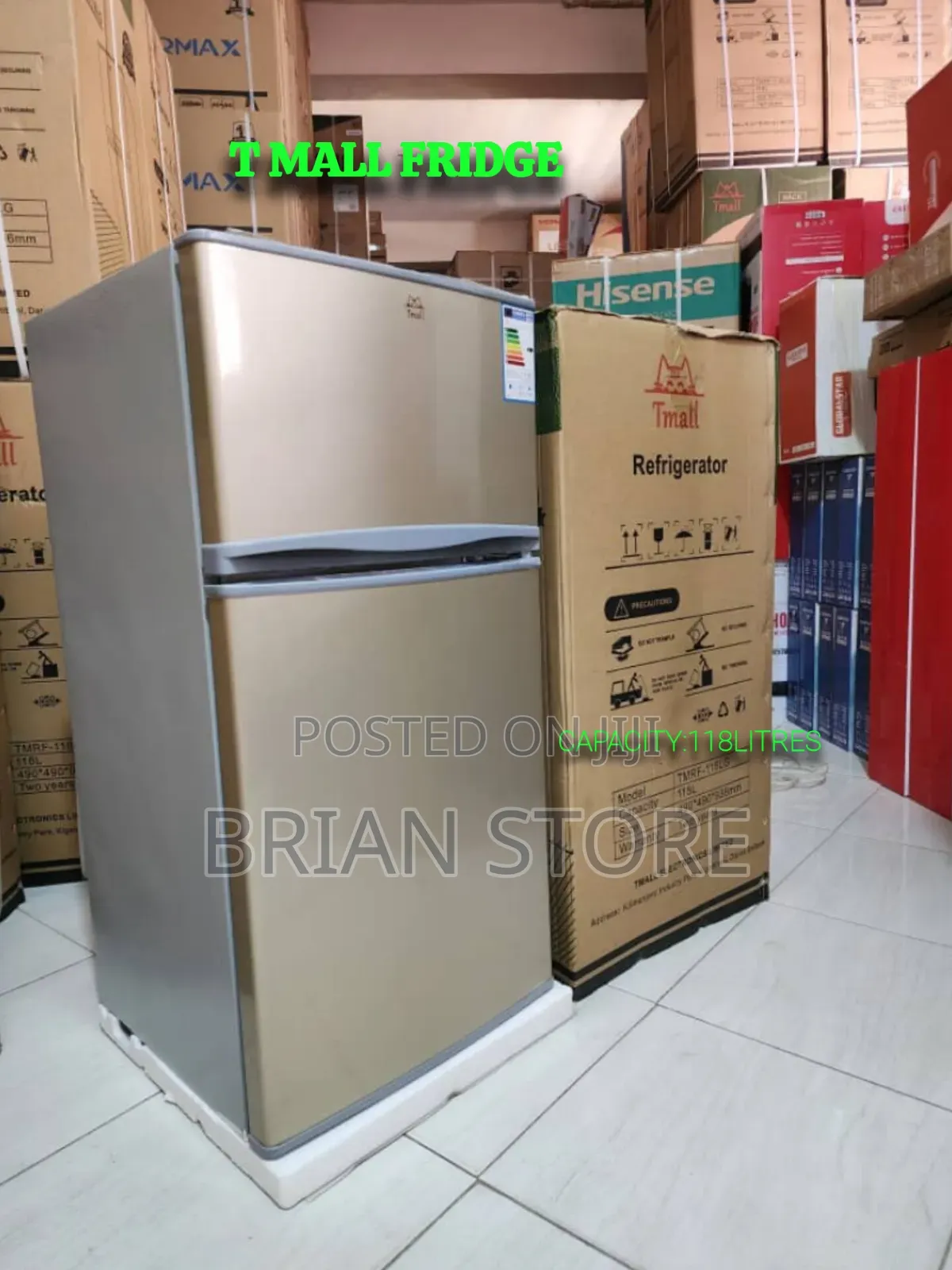 T Mall Fridge 118litres