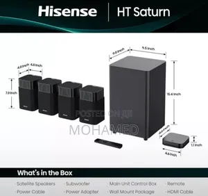 Hisense Sound Bar Ht Saturn Model 2025