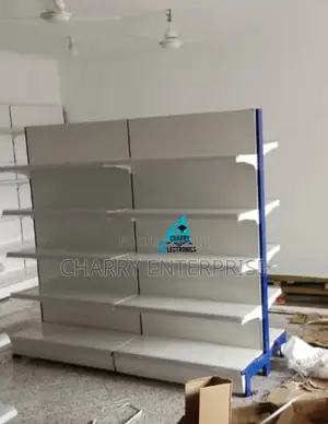 Coated Metal Wall And Side By Side Shelves Highly Durable