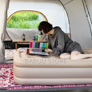 Airbed With Building Home