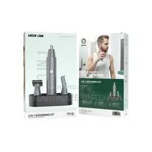 Green Lion 3 In 1 Grooming Kit - Silver