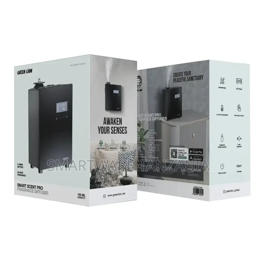 Green Lion Smart Scent Pro Fragrance Diffuser - Black