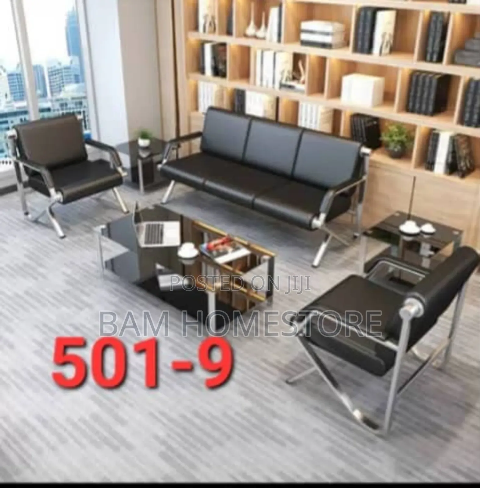 Classic Metal Framed Sofa 3 in 1