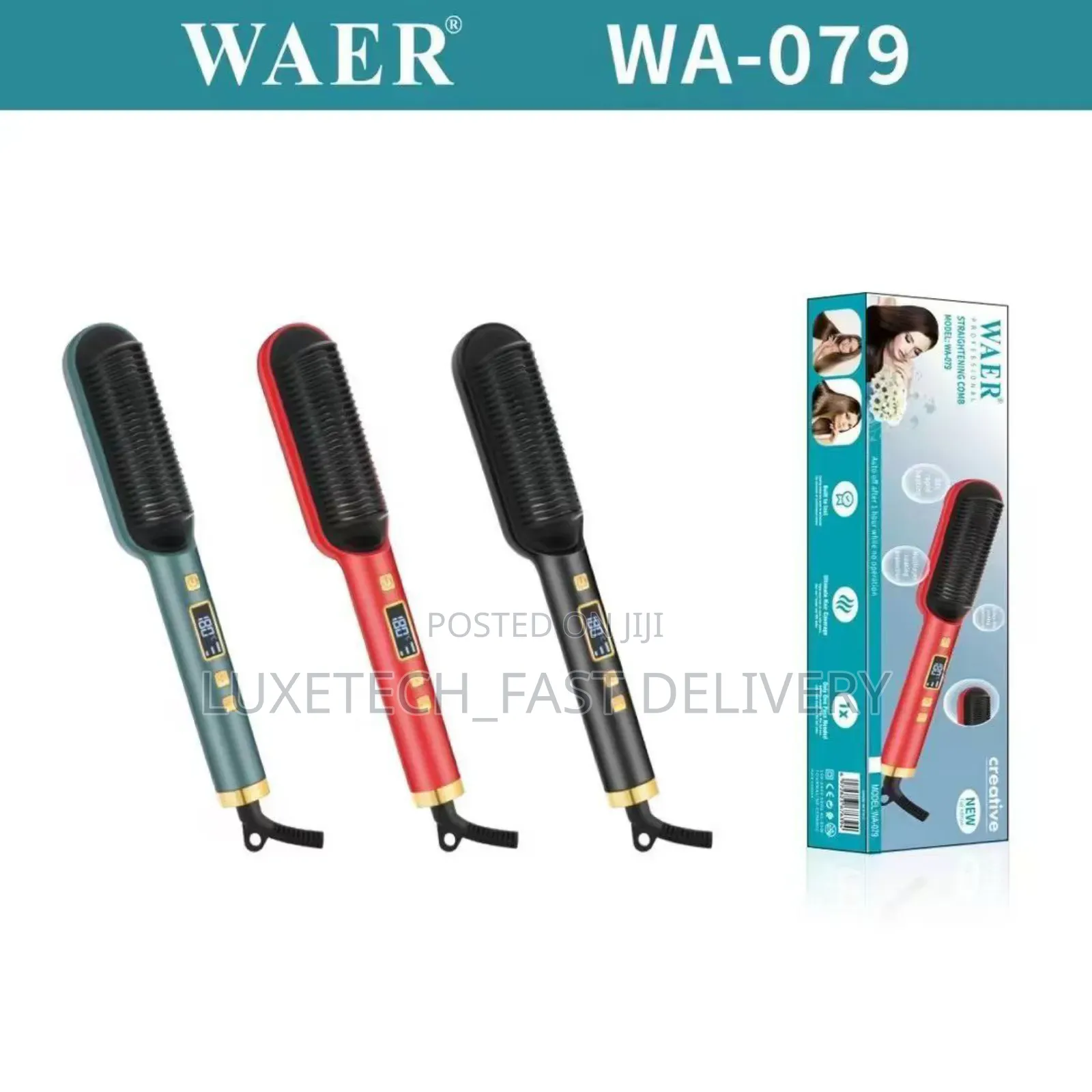 Waer Professional Hair Straightening Comb Wa-079