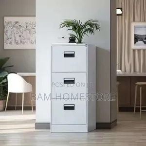 3 Metal Lockable Drawers