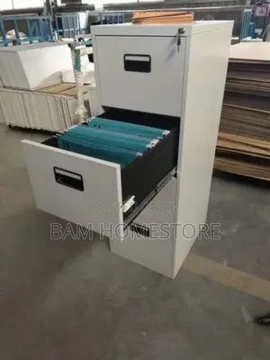 3 Metal Lockable Drawers