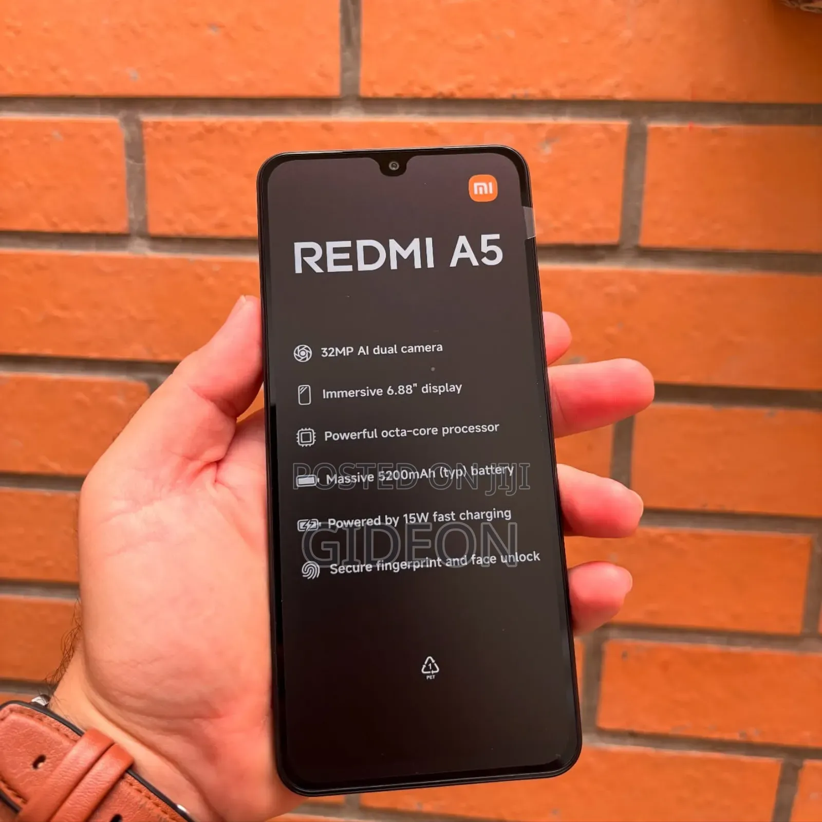 New Xiaomi Redmi A5 4G 128 GB Black