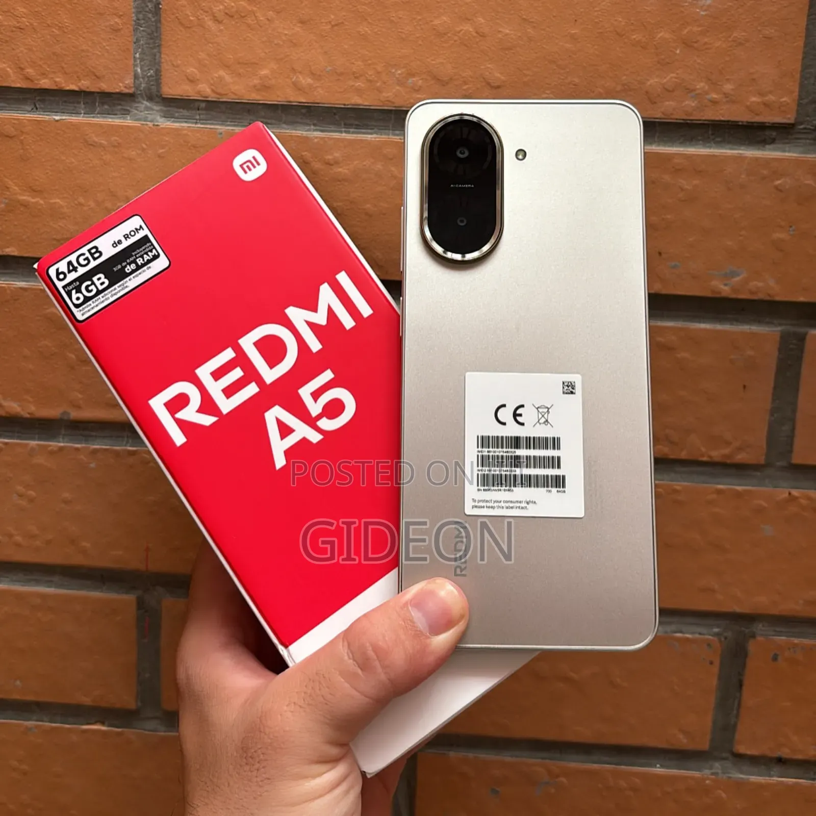 New Xiaomi Redmi A5 4G 128 GB Rose Gold