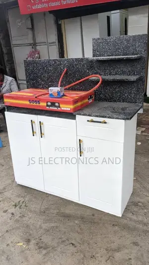 Kitchen Cabinet 3 Doors Ni Imara Ya Kisasa (Cabinet Only)