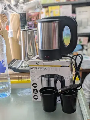 Electric in Car Kettle 0.5l With Two Cups