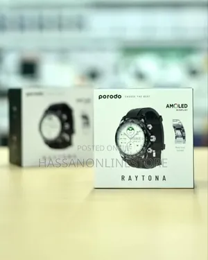 Porodo Raytona Smart Watch With Silicone And Metal Strap