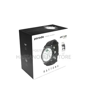 Porodo Raytona Smart Watch With Silicone And Metal Strap