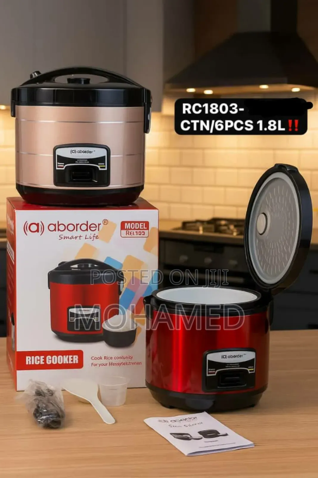 Aborder Rice Cooker 1.8l