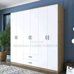 6 Doors Wardrobe With 2 Drawers