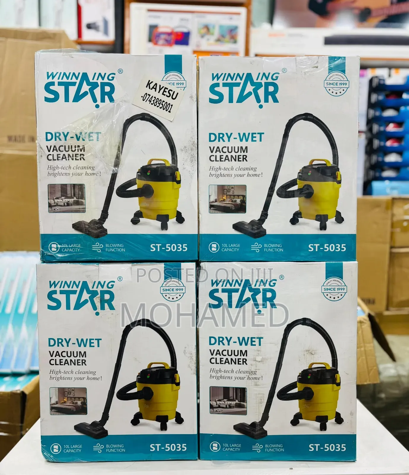 Winning Star Vacuum Cleaner 10l