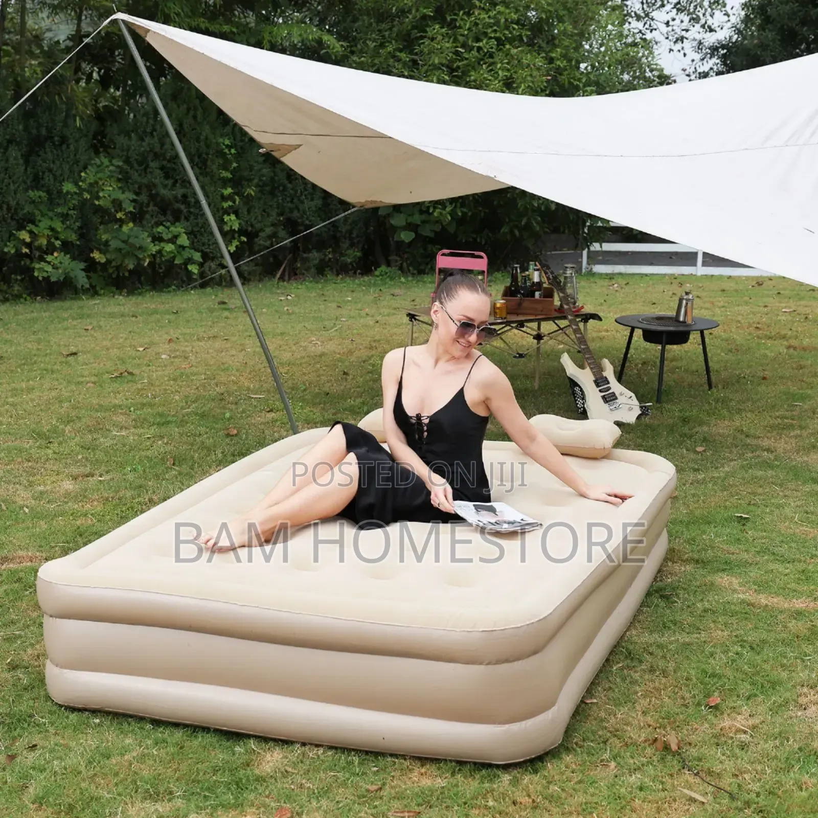 Airbed 5*6 With 2 Pillows