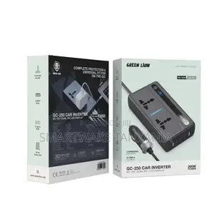 Green Lion Gc-250 Car Inverter 200w - Black
