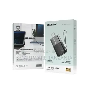 Green Lion Aluminum Alloy Shell Type C to Hdmi Adapter