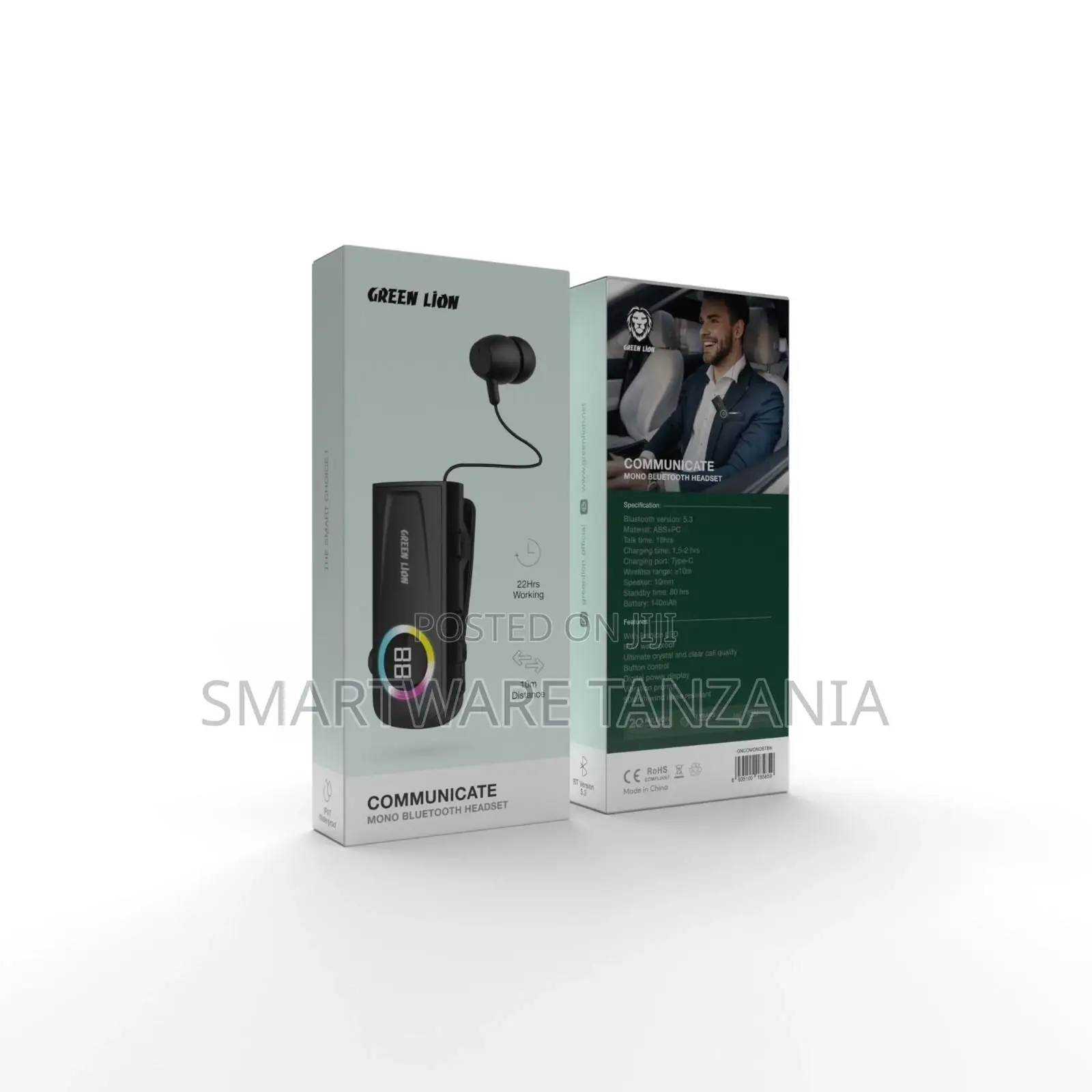 Green Lion Communicate Mono Bluetooth Headset