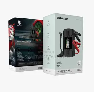 Green Lion 12v Jump Starter 12000 Mah - Black