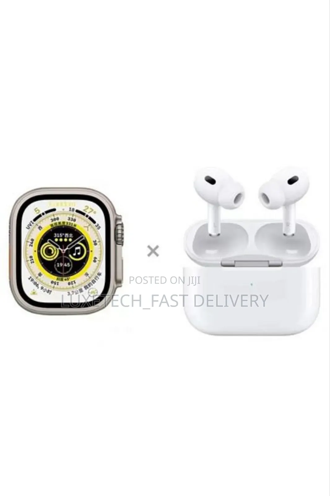 Earldom Et-Sw9 Smart Watch + Airpods Pro 2 Combo
