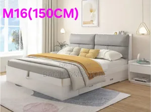Wooden Bed 5*6 With Backrest