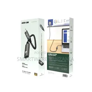Green Lion Usb-C to Hdmi Adapter Cable - Black