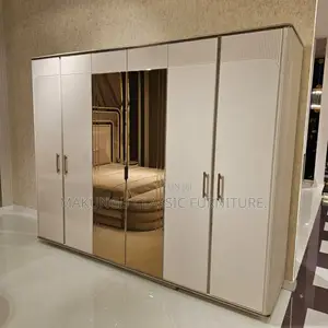Melamine Wardrobe With 6 Doors Feature
