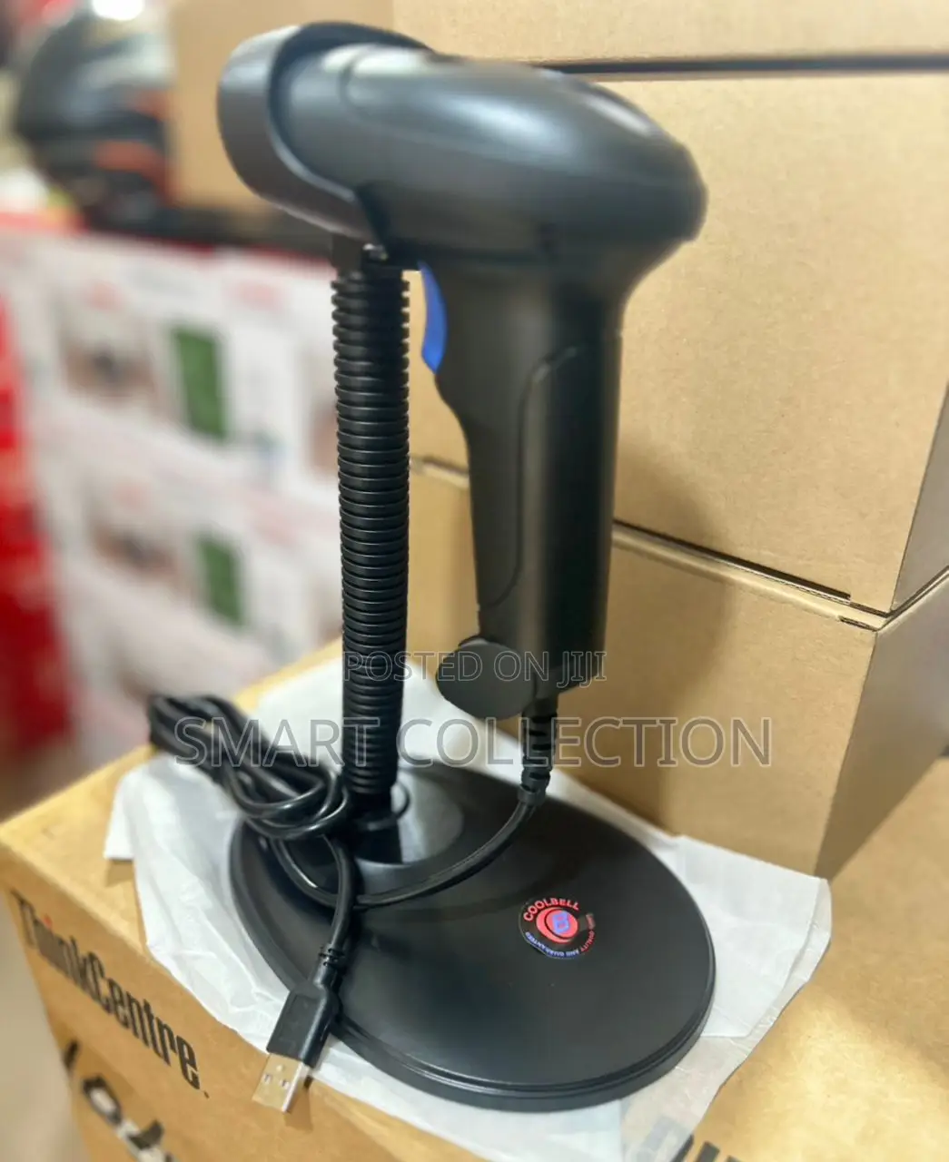 Coolbell Usb Barcode Scanner With Stand