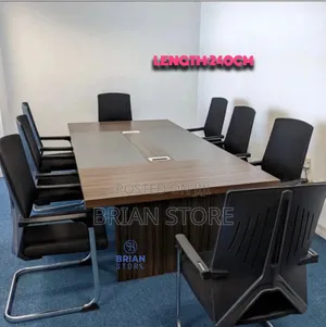 Conference Table Set With 8 Chairs