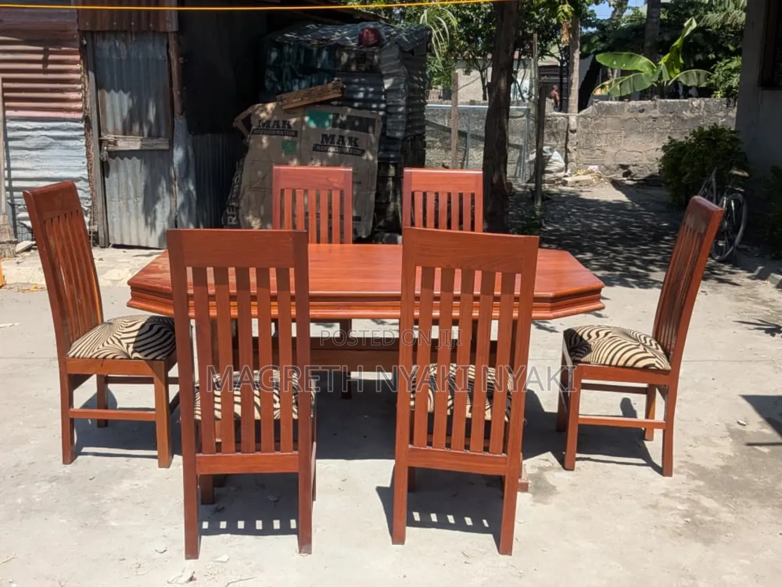 Dinning Table Viti 6 Clean Mbao Mninga