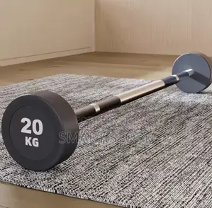 Fixed Rubber Barbell 20kg Dumbbell