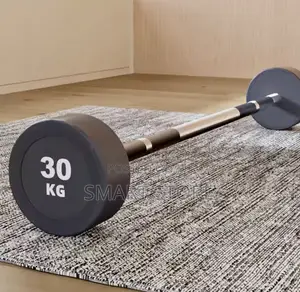 Fixed Rubber Barbell 30kg Dumbbell