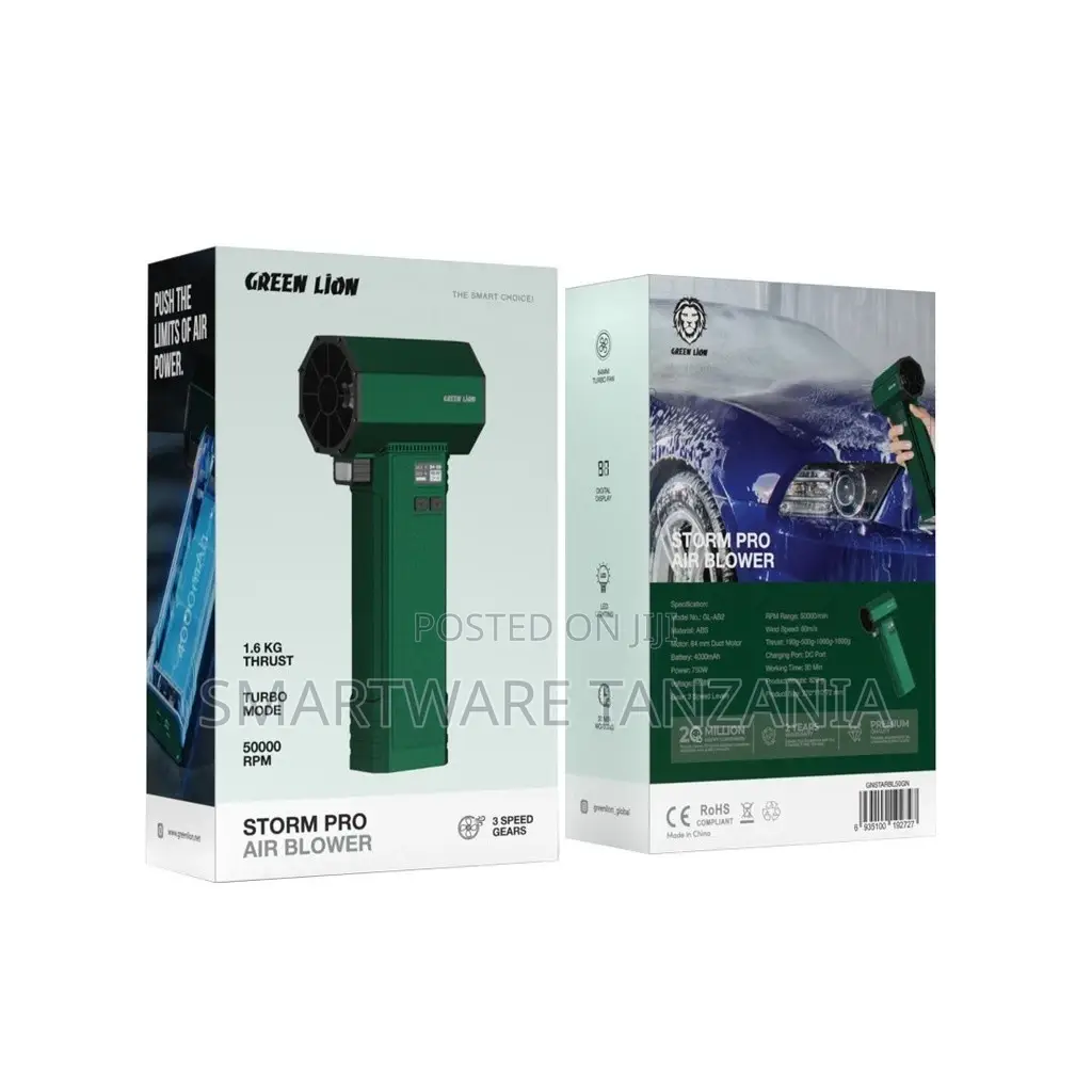 Green Lion Storm Pro Air Blower - Green